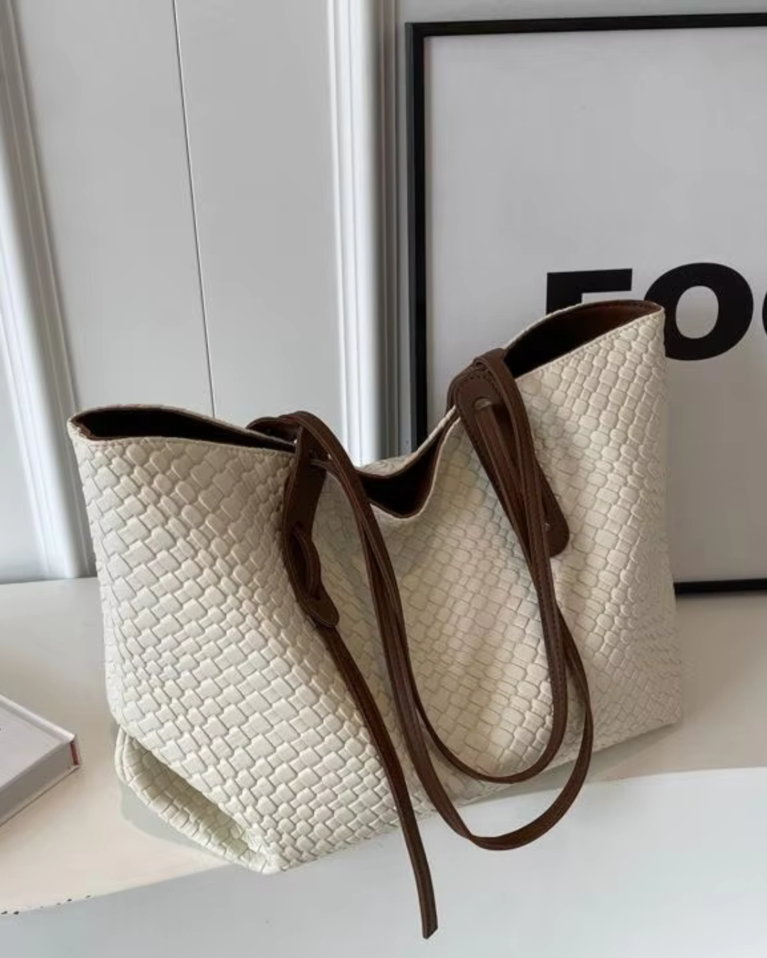 Cameron Tote front view | Baby Bag by Remmii