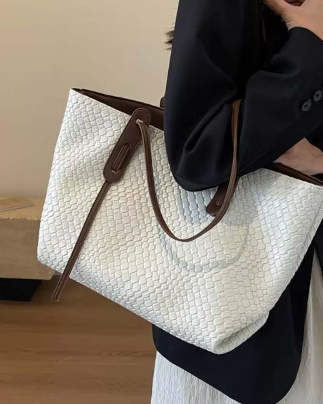 Cameron Tote front view | Baby Bag by Remmii