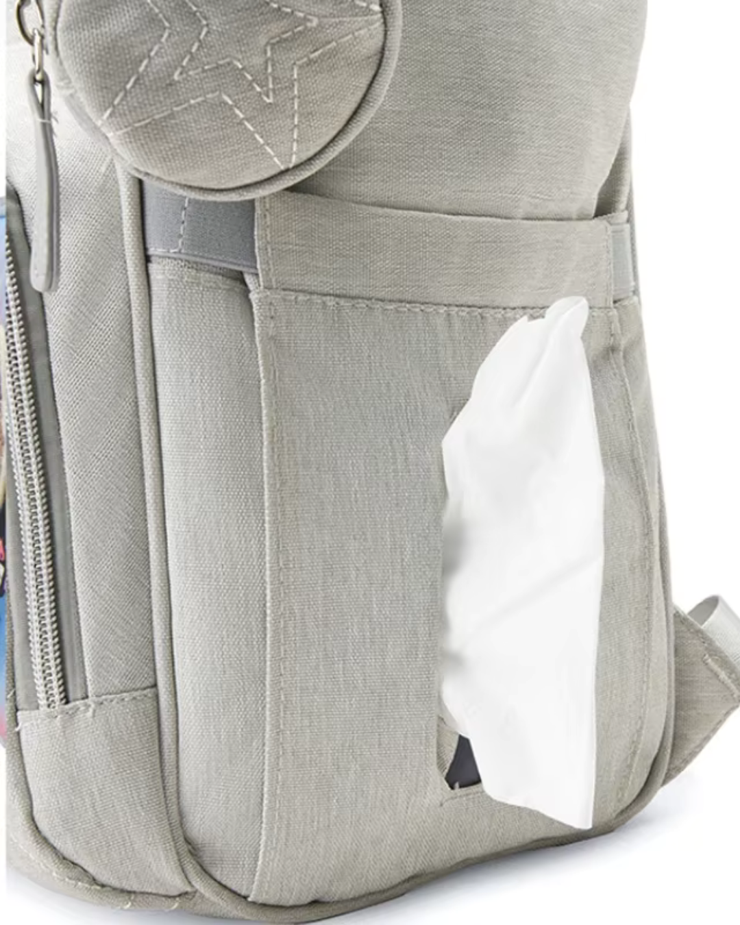 Charlie side pocket | Baby Bag by Remmii