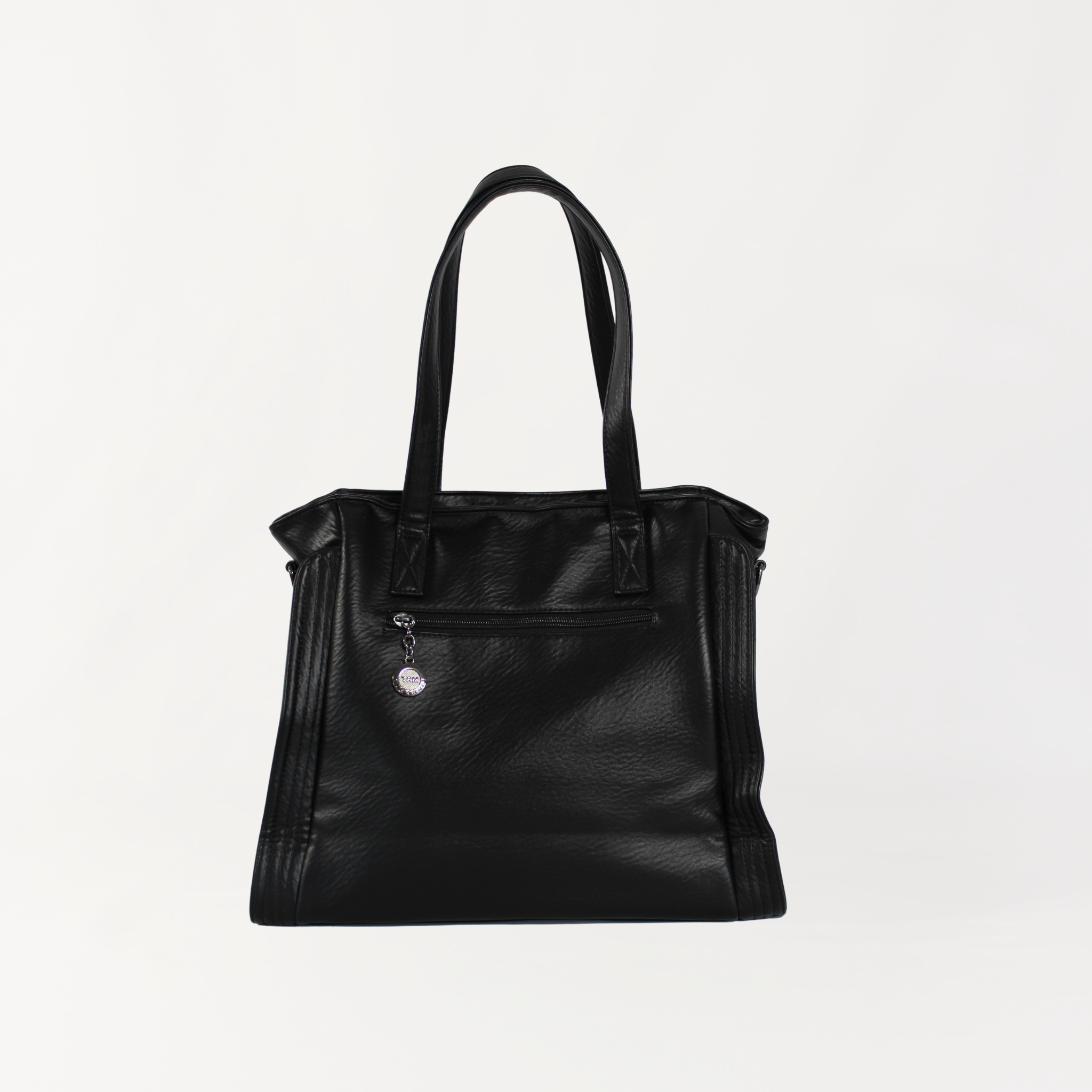 Remmii Harper Baby Tote in Black, Back View