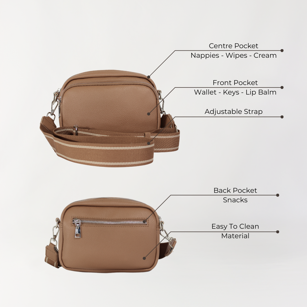 Riley Crossbody Baby Bag